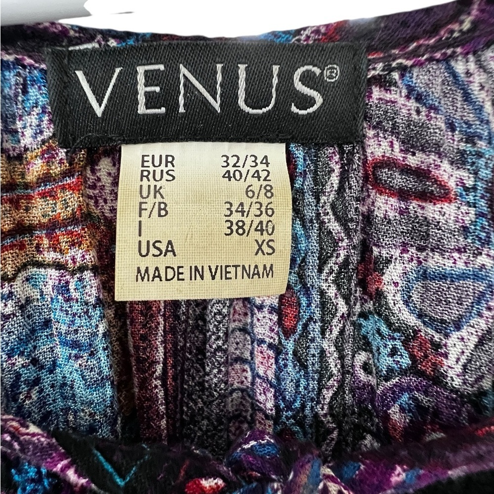 VENUS Women's Multicolor Boho Blouse - Picture 2 of 4